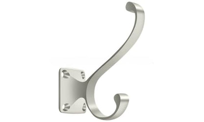 Deltana Cahh35u14 Heavy Duty Coat & Hat Hook, Bright Nickel - color: Bright Nickel