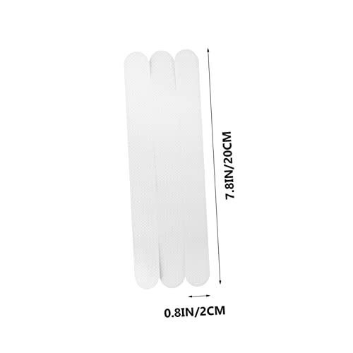 LABRIMP 12pcs Non Slip Tape Slip Strips for Bath Safety Shower Decor Splash Guard Bath Adhesive Stickers - size: 12 pcs