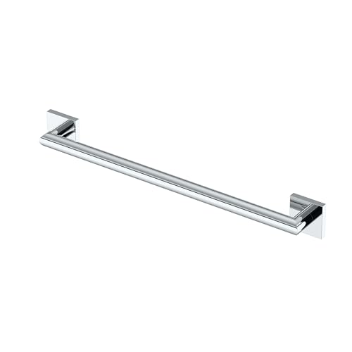 Gatco 662C Glam Too Bathroom Grab Bar, 24 Inch ADA Compliant Stainless Steel Safety Grab Handle for Shower, Bathtub & Toilet Area, Chrome - color: Chrome, size: 24 Inch