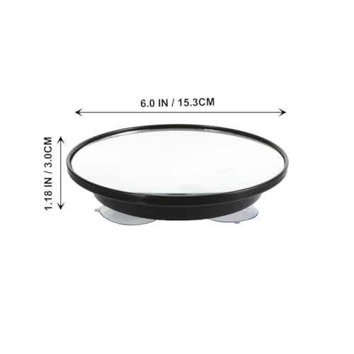 1pc Suction Cup Magnifying Makeup Mirror High-Definition Compact Design for Home Use Reflection for Makeup Application Ergonomic and Portable Magnification - size: 15x15cm