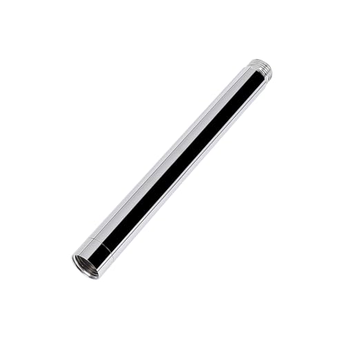 Shower Head Extension Arm, Shower Extender Water Outlet- Lowers Existing, Shower Pipe Extension for Bathroom, Made of Solid Metal Stainless Steel(8 Inch, Chrome Finish) - color: Chrome Finish, style: 8 Inch