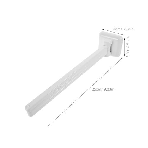 KICHOUSE 2pcs Swivel 3-Arm Stainless Steel Towel Rack, No Drill Wall Mounted Swing Out Holder Space Saving for Bathroom Kitchen RV Laundry Room