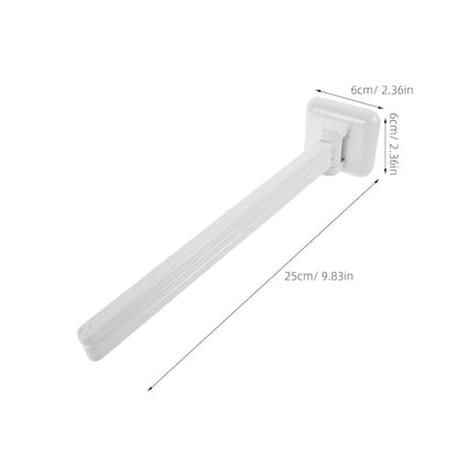 KICHOUSE 2pcs Swivel 3-Arm Stainless Steel Towel Rack, No Drill Wall Mounted Swing Out Holder Space Saving for Bathroom Kitchen RV Laundry Room