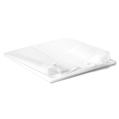 Hookless It’s A Snap! Plastic PEVA Antimicrobial Snap-in Replacement Shower Curtain Liner Curtain with Sheer Window, 70" x 54", Water-Repellent, Easy Install, Frost (Pack of 6) - color: Antimicrobial Frost, size: 70"W x 54"L (Pack of 6), style: With Magne