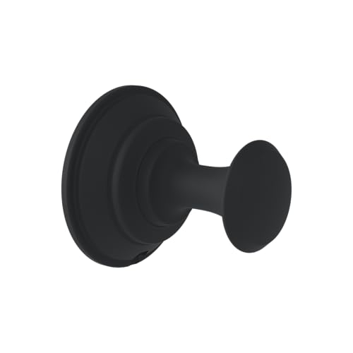 Symmons Braston Wall Mounted Robe and Towel Hook in Matte Black - color: Matte Black