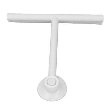 Shower Squeegee White Shower Squeegee with Suction Cup SqueegeeShower with Suction Cup Premium Soft Silicone Multi Purpose Reusable Window for Glass Bathro (White) - color: White