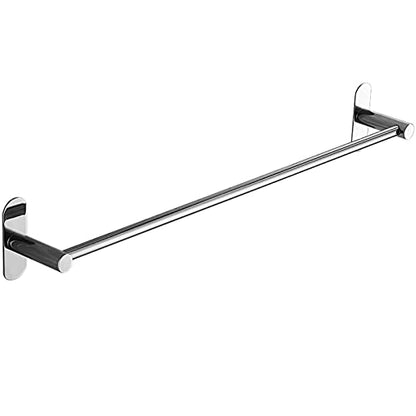 Stainless Steel Bathroom Towel Bar, Rustproof Heavy Duty Mount Towel Rod, Square Towel Holder Rack Rail Storage Organizer Hanger, Multiple Uses (Size : 50cm) - size: 50cm