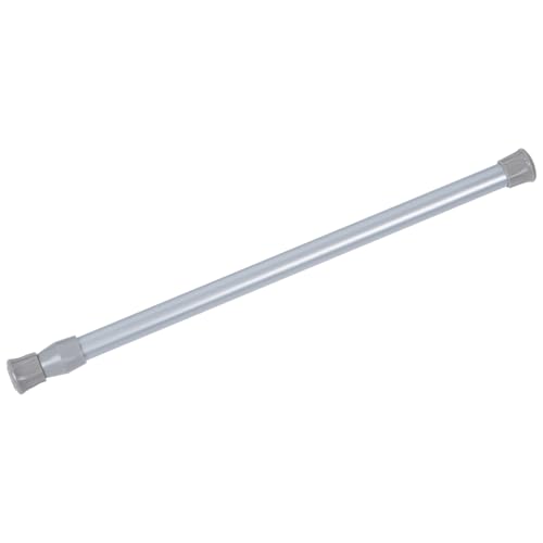 Spring Curtain Tension Rods, 1 Pcs Cupboard Bars Shower Rods 16 to 28 Inches Adjustable Extension Rod for Bathroom Window Closet Wardrobe Bar DIY Projects (Silver, 16-28 in-1 Pcs) - color: Silver, size: 16-28"-1Pcs
