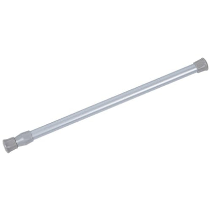 Spring Curtain Tension Rods, 1 Pcs Cupboard Bars Shower Rods 16 to 28 Inches Adjustable Extension Rod for Bathroom Window Closet Wardrobe Bar DIY Projects (Silver, 16-28 in-1 Pcs) - color: Silver, size: 16-28"-1Pcs