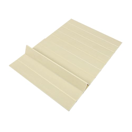 67x27.5in Bathtub Tray, Foldable Bathtub Cover Bath Insulation Cover, PVC Dustproof Shutter Bath Lid Cover Fit Most Tubs, Can Hold Wine Glass, Books, Tablets, Cellphones,Wood Grain - color: Wood Grain, size: 67x27.5in
