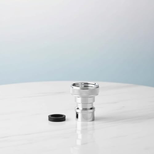 Universal Faucet Adapter Kit with Snap-On Design | 15/16”-27 Male to 55/64”-27 Female Thread Converter for Portable Dishwasher/Sink Hose/Aerator