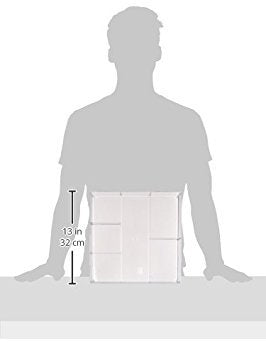 Whitmor 6-Section Clear Drawer Organizer - size: 6-Section