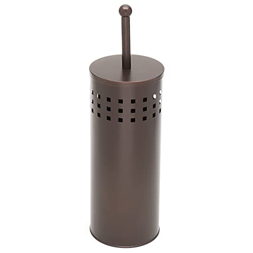 Steel Toilet Plunger & Holder (Bronze), By Home Basics | Bathroom Apartment Essentials | Toilet Plunger Hideaway | Bathroom Plunger, Toilet Plungers For Bathroom