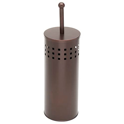 Steel Toilet Plunger & Holder (Bronze), By Home Basics | Bathroom Apartment Essentials | Toilet Plunger Hideaway | Bathroom Plunger, Toilet Plungers For Bathroom