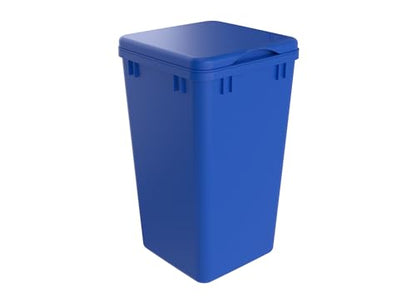 Rev-A-Shelf 27 Qt Under Sink Garbage Can Lid for Base Kitchen and Bathroom Cabinet, Replacement Plastic Trash Bin Lid Only, Blue, RV-1024-LID-22-1 - color: Blue, size: 27 QT
