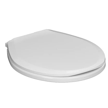 Centoco Round Toilet Seat, Lift & Clean, Slow Close, USA, White | Lift Off, Closed Front, Cover, Plastic, Made in the USA, 3700SCLC-001 - color: White, size: Round, style: Lift and Clean and Slow Close