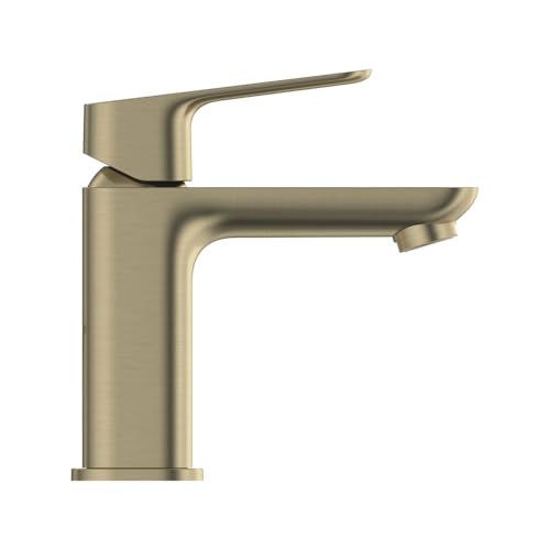 GROHE Cubeo S-Size Single-Hole Single-Handle Bathroom Faucet,Brushed Nickel - color: Brushed Nickel, size: S-Size