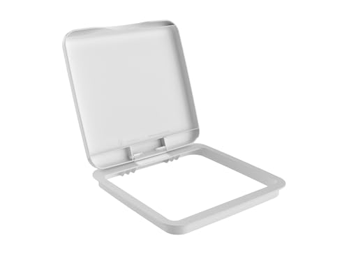 Rev-A-Shelf 27 Qt Under Sink Garbage Can Lid for Base Kitchen and Bathroom Cabinet, Replacement Plastic Trash Bin Lid Only, White, RV-1024-LID-1 - color: White, size: 27 QT