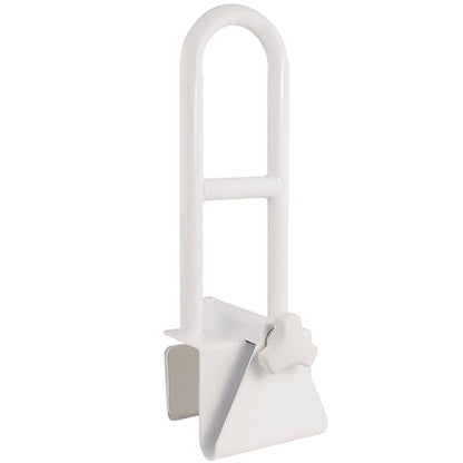Vaunn Medical Secure Bathtub Safety Rail, ADA Compliant Shower Grab Bar Handle for Elderly and Disabled, Secure Locking Tub Clamp, 300 lbs - style: Fixed