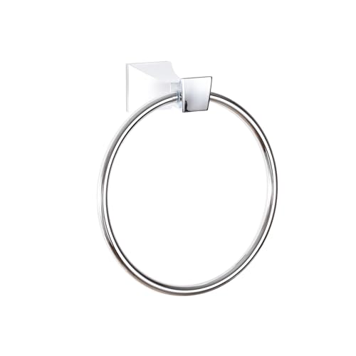Galim Towel Ring for Bathroom, Wall Mounted Bathroom Towel Holder, Stainless Steel Towel Hanger for Kitchen, Bathroom, Washroom, Corrosion-Resistant, 7-3/32” Width, Chrome Finish - color: Chrome