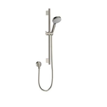 hansgrohe Vernis Blend 11-inch 3-Spray Handshower with Slide Bar and Hose, Rain, IntenseRain, Handheld Shower Head System in Brushed Nickel, 04971820 - color: Brushed Nickel, size: 1.5