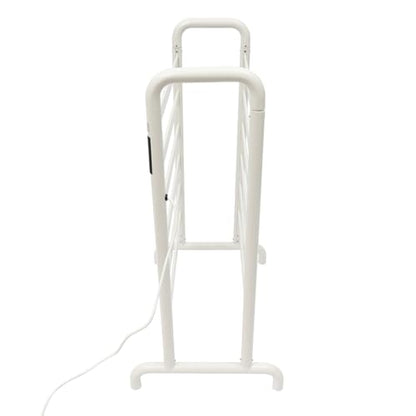 Electric Towel Heater Rack Heated for Bathroom, Freestanding Towel Warmer with Intelligent Temperature Adjustment and Timing, IPX3 Waterproof Electric Heated Towel Rack,12 Aluminum Bars Drying Rack - color: 12 Bars