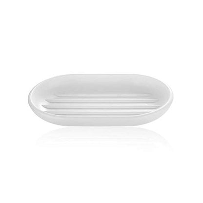 4pcs Bathroom Accessories Set, Toothbrush Holder Tooth Mug Soap Dish Liquid Bottle Bathroom Set Shower Countertop Vanity Organizer(White) - color: White