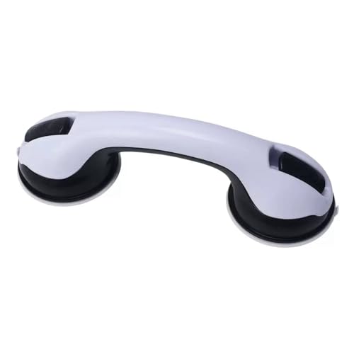 Suction Grab Bars for Shower, Safety Handle Support for Bathroom (1, Black, 12in) - color: Black, size: 12in