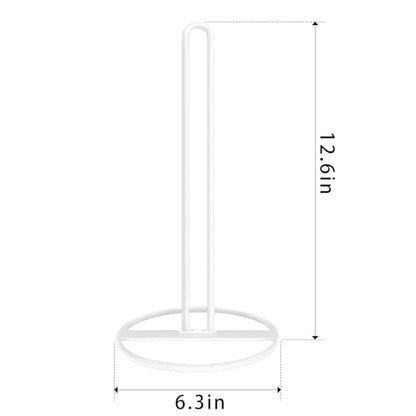 Toilet Paper Holder Stand, OBODING, White Freestanding Toilet Paper Holder for Storing 3 Rolls of Toilet Papers (White) - color: White