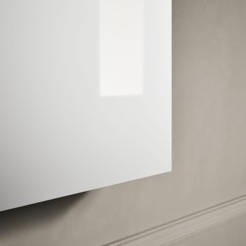 KOHLER 99571-TLC-NA Verdera 24" W x 33" H Bathroom Mirror with Lights, Surface Mount Bathroom Wall Mirror - size: 33"L x 2"W, style: Standard
