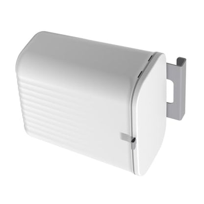 Hanging Kitchen Trash Can with Lid Wall-Mounted Waste Bucket Plastic Hook Holder Small Garbage Bin for Cabinet Door Bathroom and Rv Use