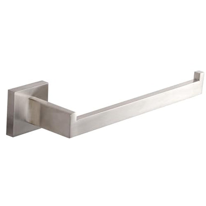 LANC Bathroom Hand Towel Holder Brushed Nickel Hand Towel Bar 10 Inche Right Side Square Towel Ring for Kitchen Bathroom Wall Mount Stainless Steel Modern Towel Racks Hanger, A8806BN - color: Brushed Nickel, size: 1 Pack(Right Hand)