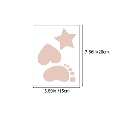 HOMSFOU Anti-Slip Bathtub Stickers 12 Sheets Non-Skid Safety Decals for Bathroom Floor and Shower Treads 7.87 Inch Waterproof Decorative Floor Stickers