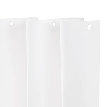 Kenney KN61430 Lightweight 3 Gauge Waterproof PEVA Shower Curtain Liner with Durable Eyelet Hang Holes and Weighted Magnetic Hem for Bathroom, 70" W x 72" H, White, 1-Pack - color: White, size: 70"W x 72"L (Pack of 1)