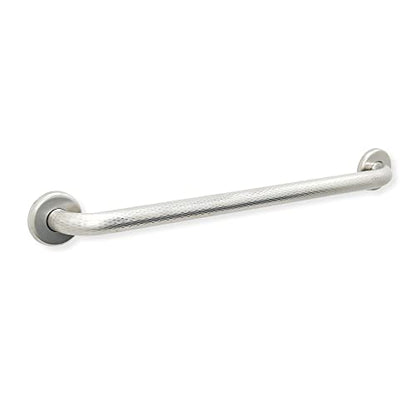 Bathroom Safety Grab Bar - Brushed Nickel/ADA Shower Toilet Steps/304 Stainless Steel/Shurgrip/ 30"", 14-BN - size: 30 in. Shur Grip