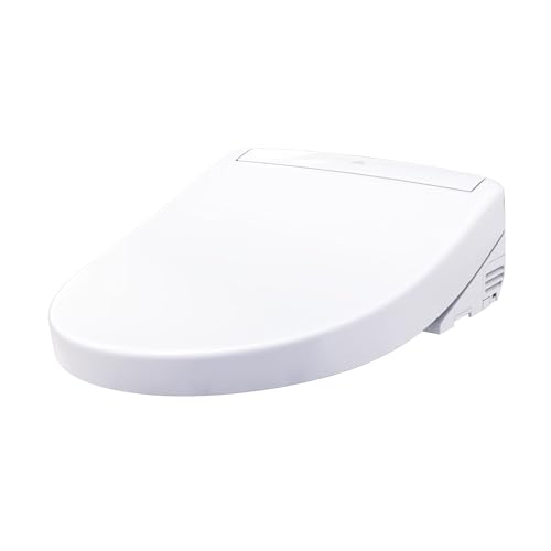 TOTO® WASHLET® S5 Electronic Bidet Toilet Seat with Instantaneous Water Heating, PREMIST and EWATER+ Wand Cleaning, Elongated, Cotton White - SW3446#01 - color: Cotton White, size: Elongated