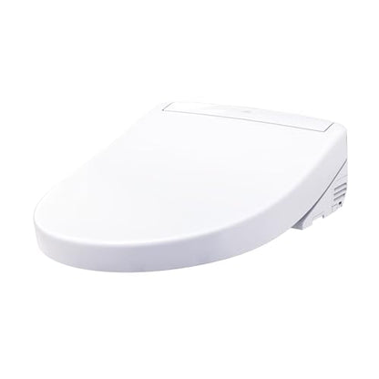 TOTO® WASHLET® S5 Electronic Bidet Toilet Seat with Instantaneous Water Heating, PREMIST and EWATER+ Wand Cleaning, Elongated, Cotton White - SW3446#01 - color: Cotton White, size: Elongated