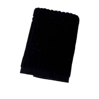 Waffles Weave Bath Towel 40X70Cm High Absorbency for Gym Hotel and Home Use in 4 Color Rapiddry Hand Towel - color: Black