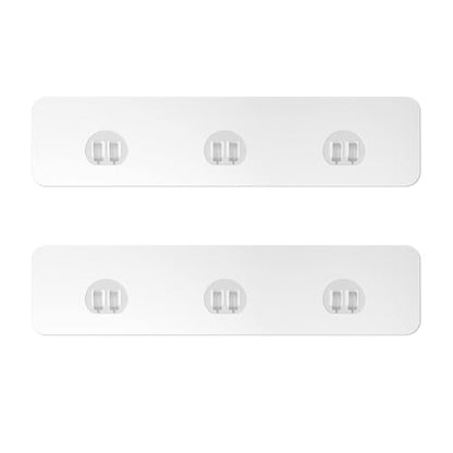 2 Pack Transparent Shower Caddy Adhesive for Replacement, No Drilling , Soap Holder, Bathroom Storage Shelves and Kitchen Racks - size: 2 Pack