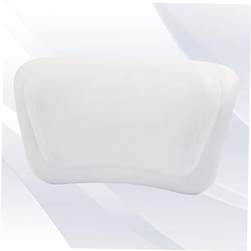 VICASKY PU Bath Pillow with Strong Suction Cups for Neck and Back Support Durable Soft Sponge Bathtub Cushion for and Home