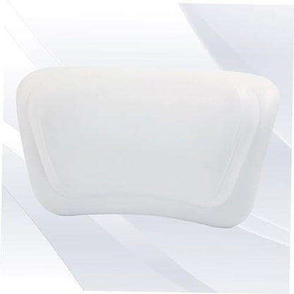 VICASKY PU Bath Pillow with Strong Suction Cups for Neck and Back Support Durable Soft Sponge Bathtub Cushion for and Home