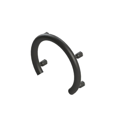 Accent Ring 13" Circular ADA Grab Bar, Bath Safety - Matte Black | Ring-style designer grab bar, decorative and safety-rated, 500 lbs - color: Matte Black