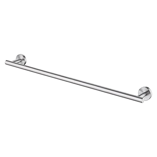 KES Bathroom Towel Bar 25.2 Inches Bath Towel Rack for Bathroom | Towel Holder SUS304 Stainless Steel Brushed Finish, Total Length 27.6 Inch, A2000S70B-2 - color: Brushed Grey, size: 27.6 Inch