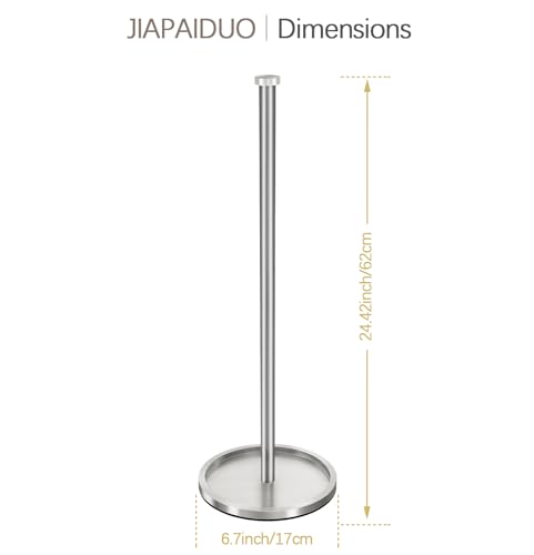 Toilet Paper Holder Stand with Reserve Function, Brushed Nickel Toilet Roll Holder Free Standing, Toilets Paper Storage Stand for 5 Rolls of Toilets Papers，Modern Design - color: Brush Nickel