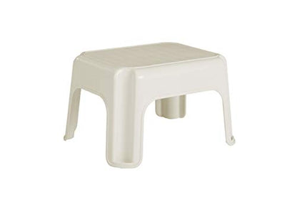 Rubbermaid Roughneck Step-Stool Bisque Lightweight Holds up to 300 pounds Ideal for Kitchen-Bath Skid-Resistant - color: Bisque, size: 1 ct (Pack of 1)