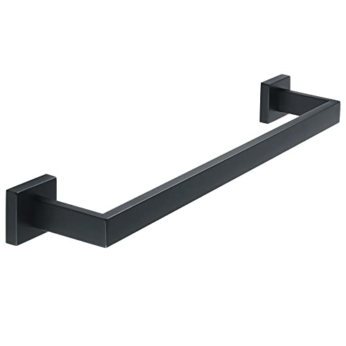 Alise Black Towel Bar 20 Inch Towel Racks for Bathroom Wall Mounted,SUS304 Stainless Steel Towel Holder Towel Hanger for Bathroom & Kitchen,Matte Black - color: Matte Black, size: Single 20 Inch