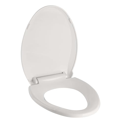 Toilet Seat, Durable Thickened PP Fits Most Standard Round Toilets 16.2-16.7" Length, Easy Clean and Install, Supports 300Kg+ - size: Elongated Seat