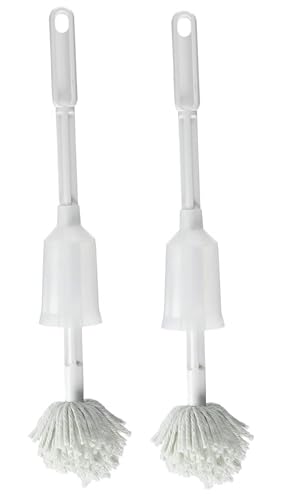 Fuller Brush Toilet Bowl Cleaner Brush – Antimicrobial Toilet Swab with Soft Non-Scratch Head, Long Handle, Deep Cleaning Under Rim (Pack of 2) - size: 2 Pack