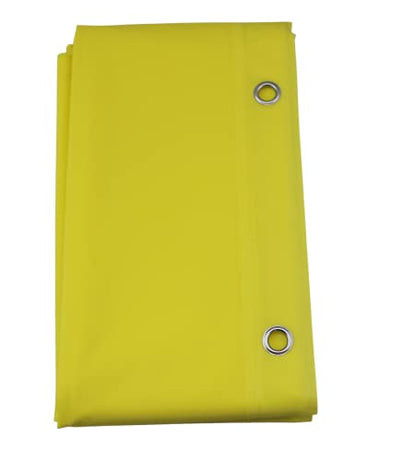 Dependable Industries inc. Essentials Premium 6 Guage EVA Shower Curtain Liner - PVC Free Magnetized Bottom Odorless with Rustproof Grommets (Yellow) - color: Yellow