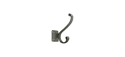 Deltana CAHH35U15A Solid Brass Heavy Duty Coat and Hat Hook - color: Nickel